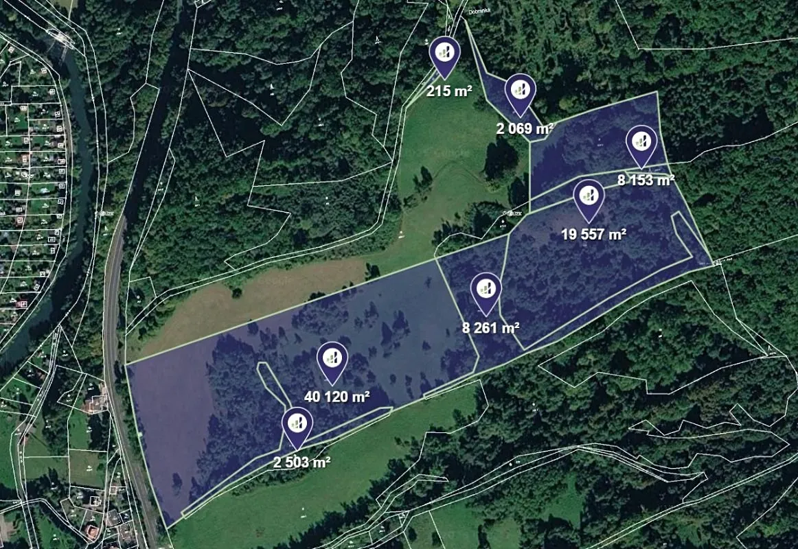 Prodej louky 80878 m²